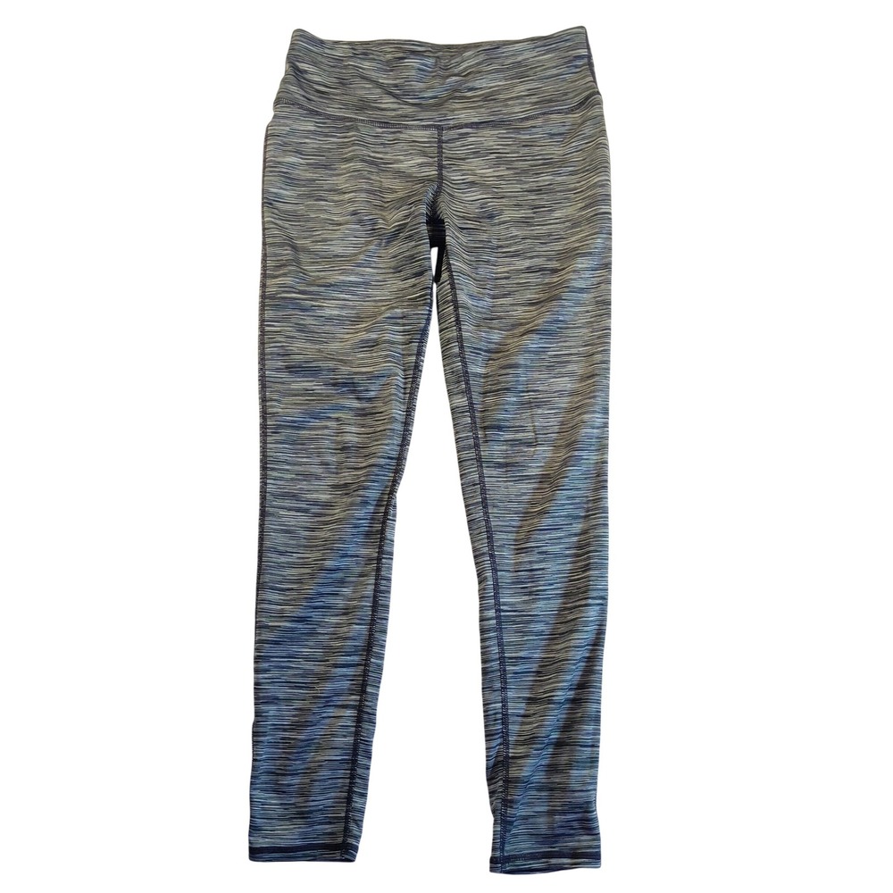 Prana Leggings Women's Medium Heather Gray Yoga Pants High Rise Stretch Active